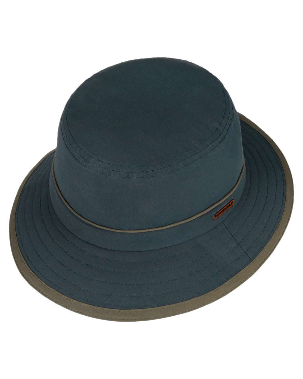 Blue Coloured Stetson Kettering Outdoor Hat on white background