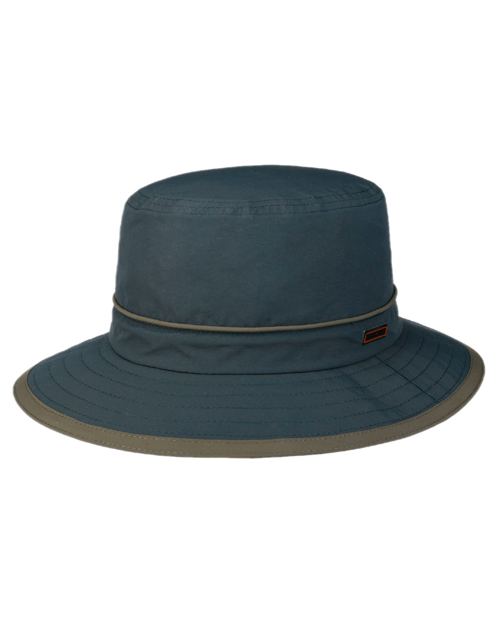 Blue Coloured Stetson Kettering Outdoor Hat on white background
