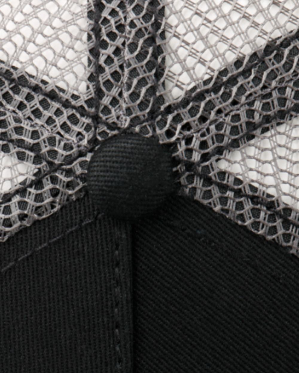 Classic Black coloured Stetson American Heritage Classic Black Trucker Cap on White background