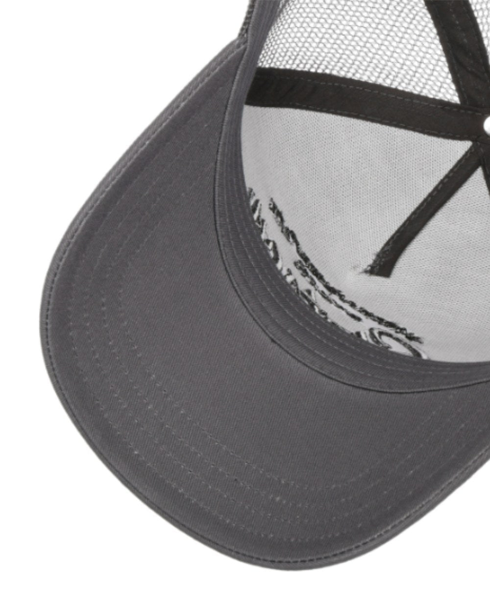 Grey coloured Stetson American Heritage Classic Grey Trucker Cap on White background