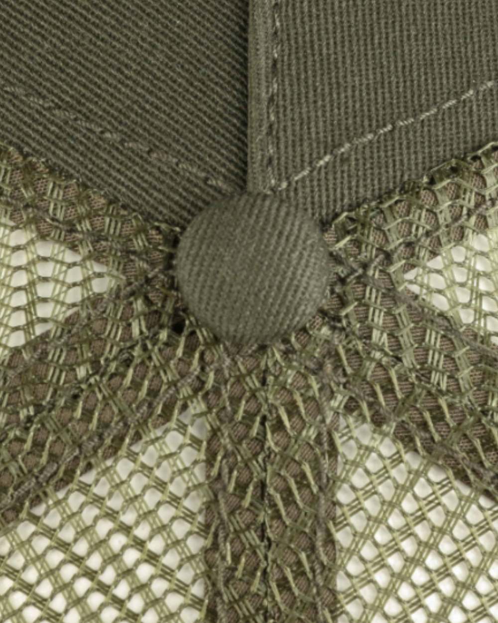 Olive coloured Stetson American Heritage Classic Olive Trucker Cap on White background