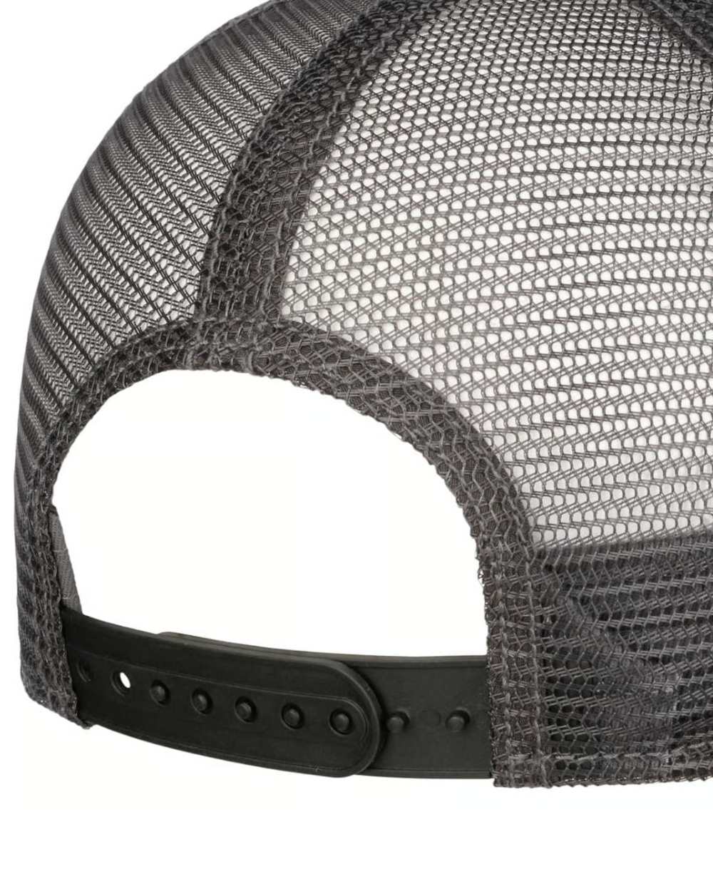 Grey coloured Stetson Classic Cotton Trucker Cap on white background