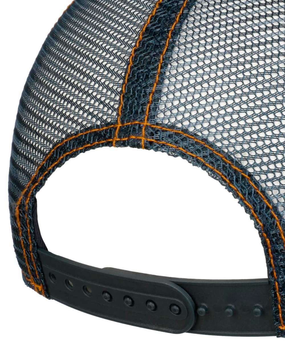 Blue Coloured Stetson JBS Bear Trucker Cap on White Background