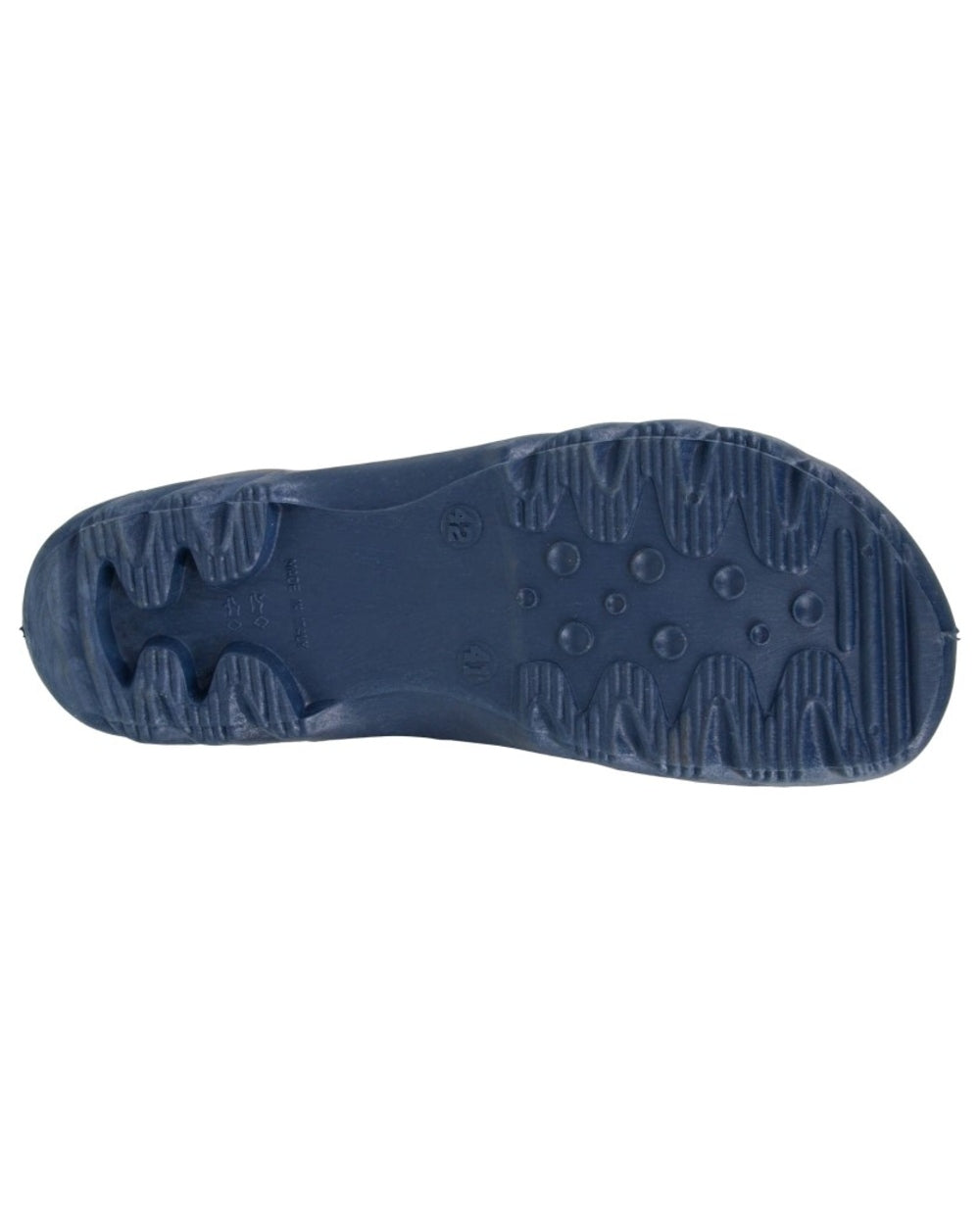 Navy coloured Stormwells Garden Clog Shoe on white background