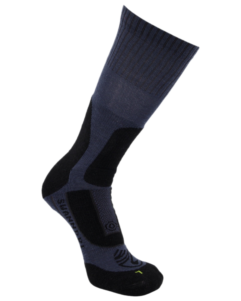 Charcoal Coloured Swanndri Herculan Technical Mid Socks on white background