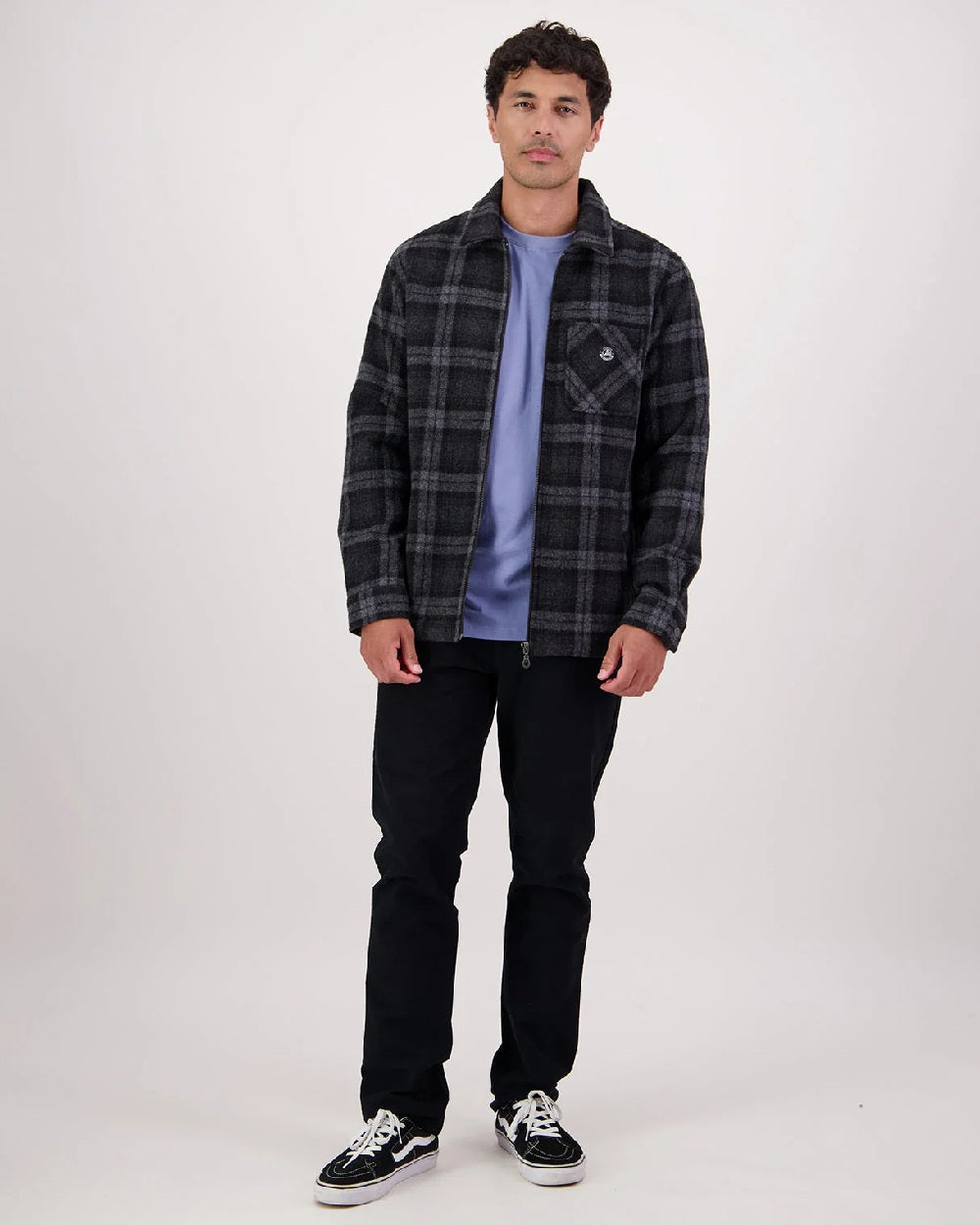 Edwards Check Coloured Swanndri Mens Northgate V2 Jacket on White Background