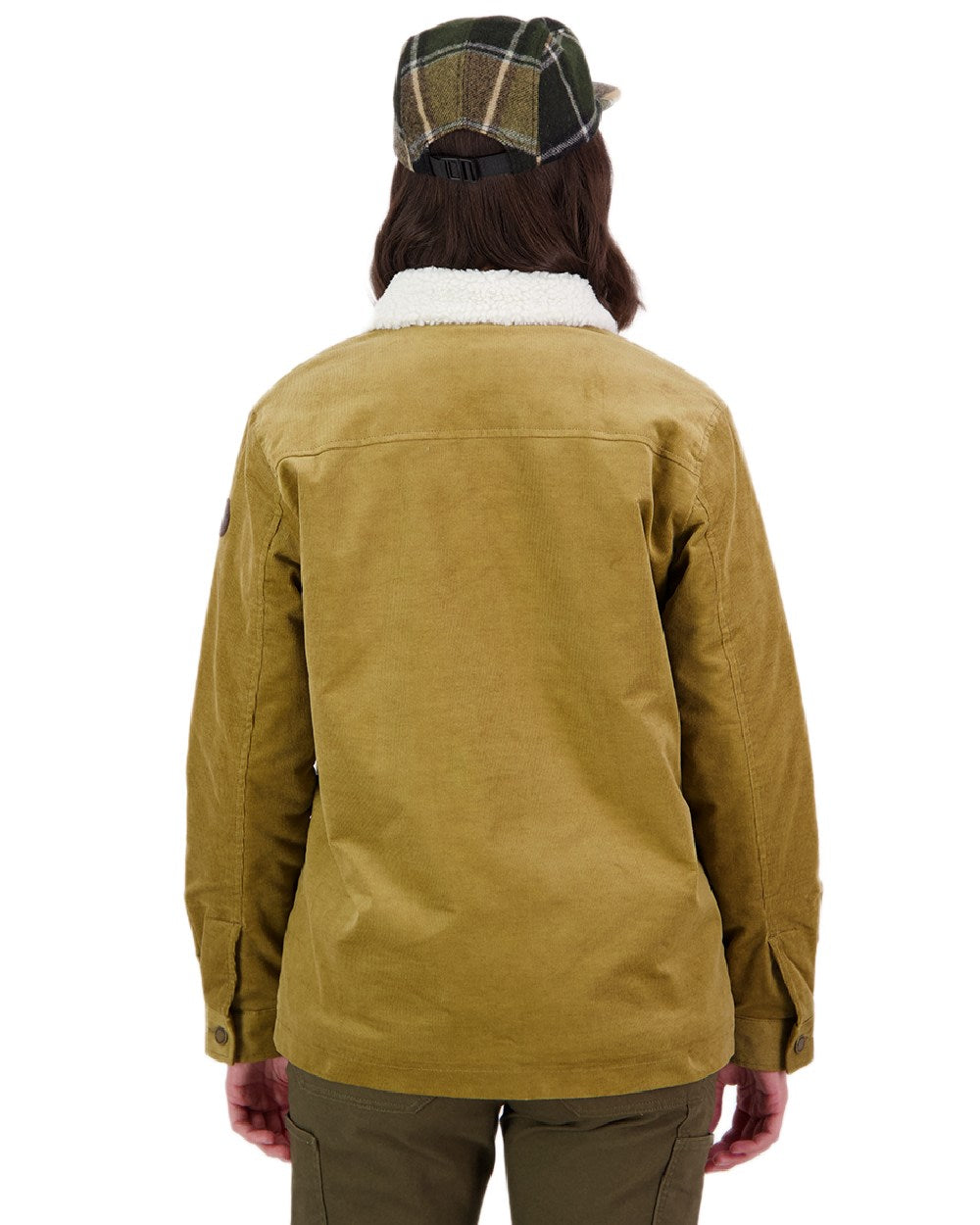 Cashew Coloured Swanndri Womens Kaituna Corduroy Jacket on white background