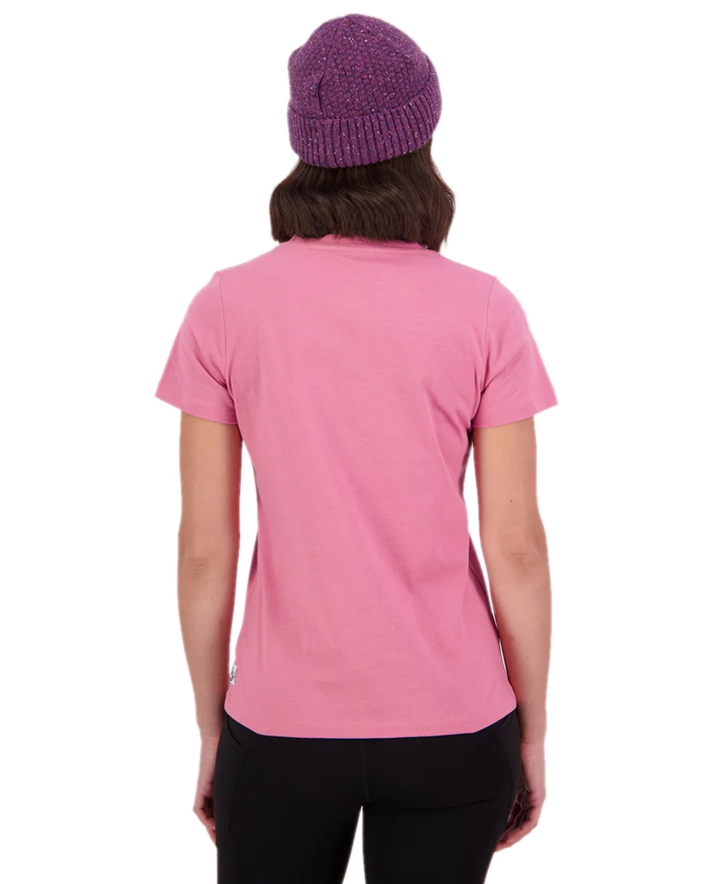 Blossom Coloured Swanndri Womens Original V3 T-Shirt on white background