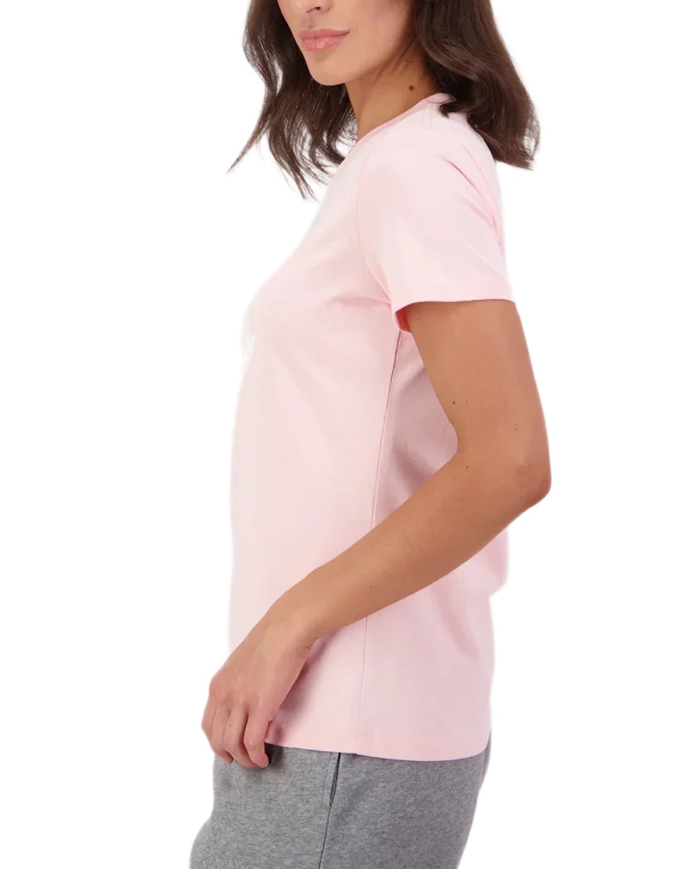 Marshmallow White coloured Swanndri Womens Original V3 T-Shirt on white background