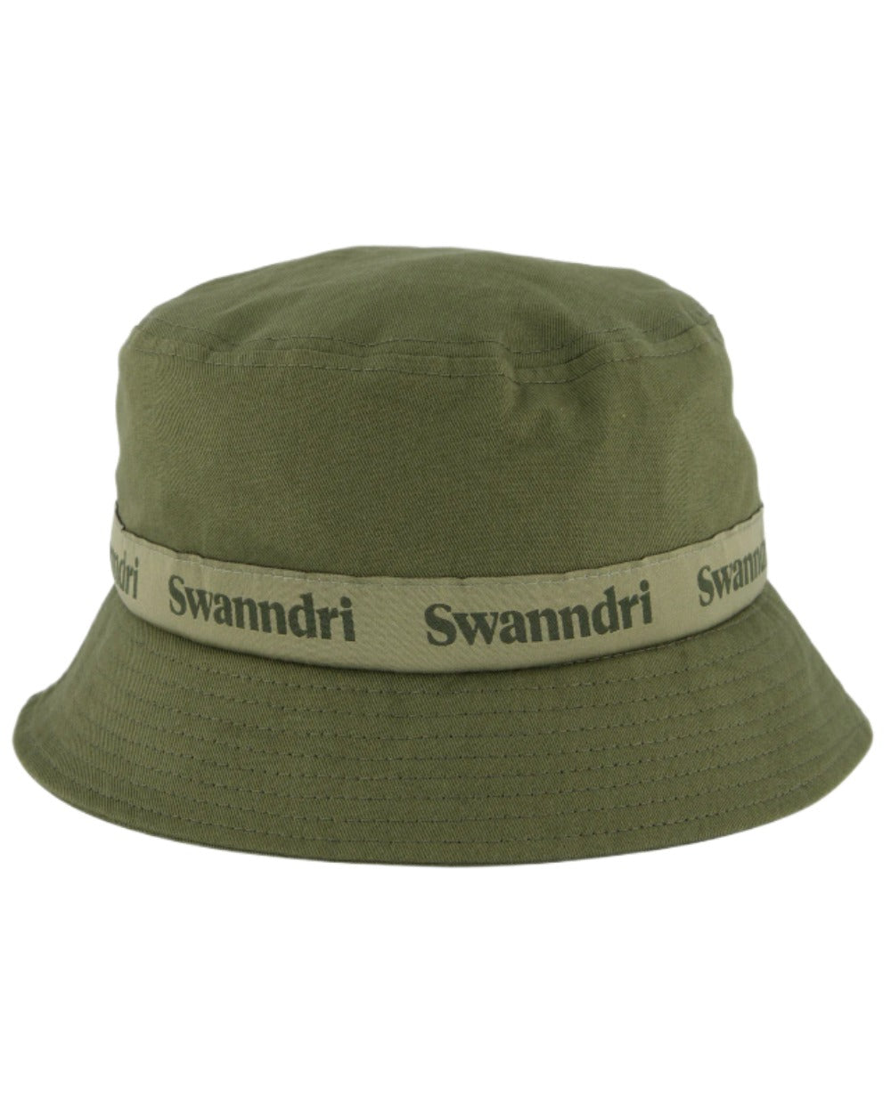 Clover coloured Swanndri Swanni Bucket Hat on white background