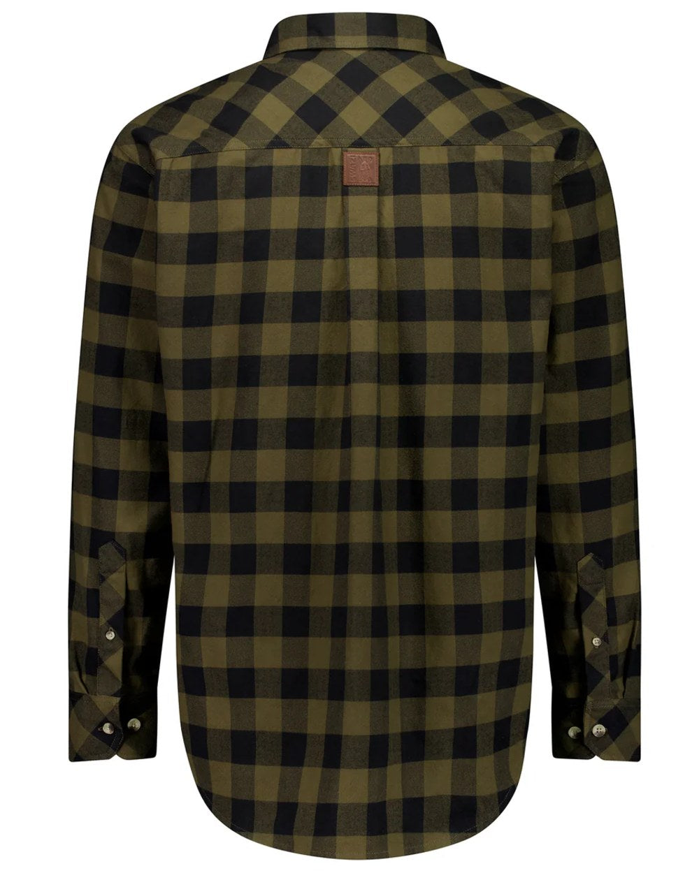 European Olive Granite coloured Swazi Grafter Shirt on white background