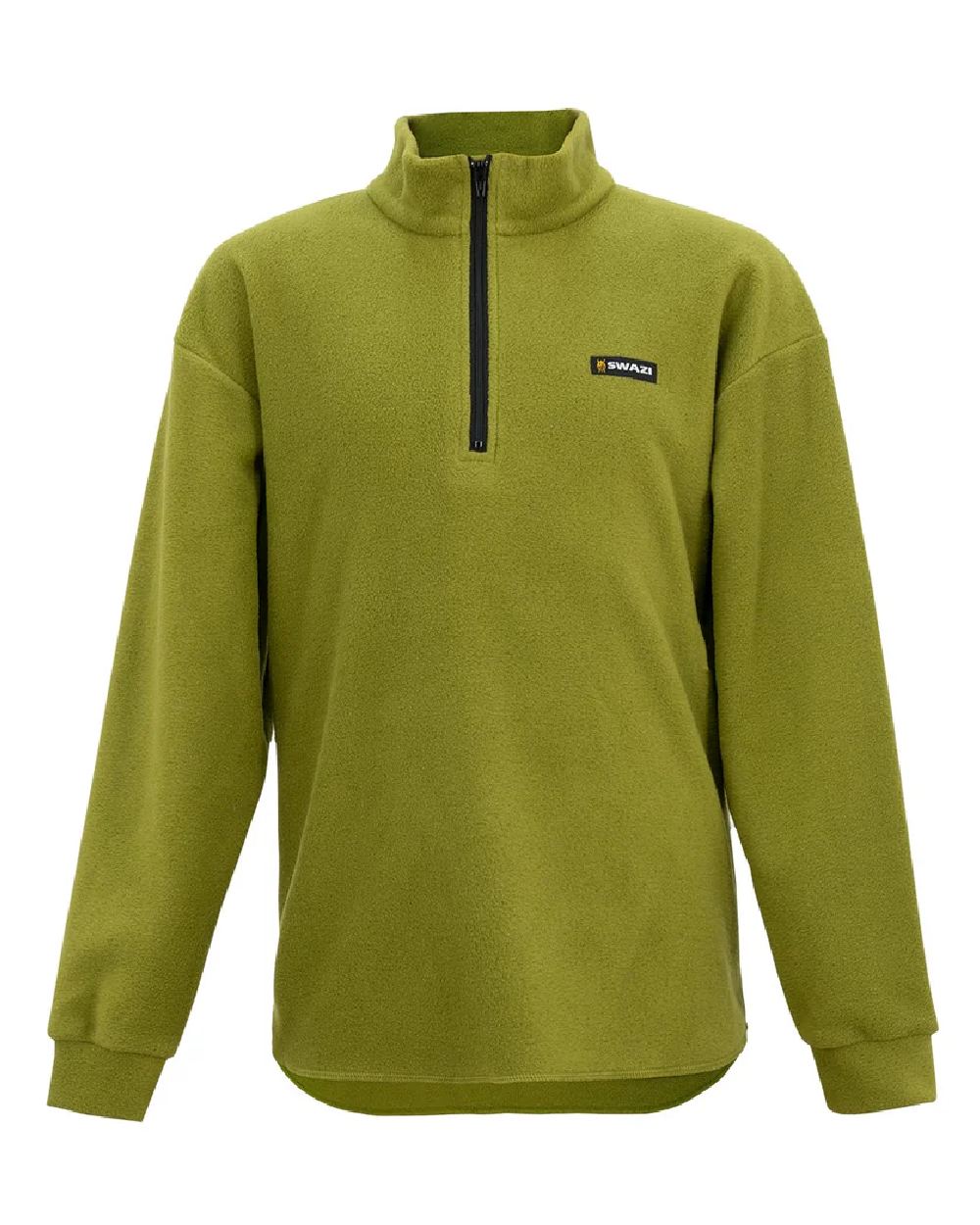 Waxeye Green coloured Swazi Kids Micro Shirt on white background