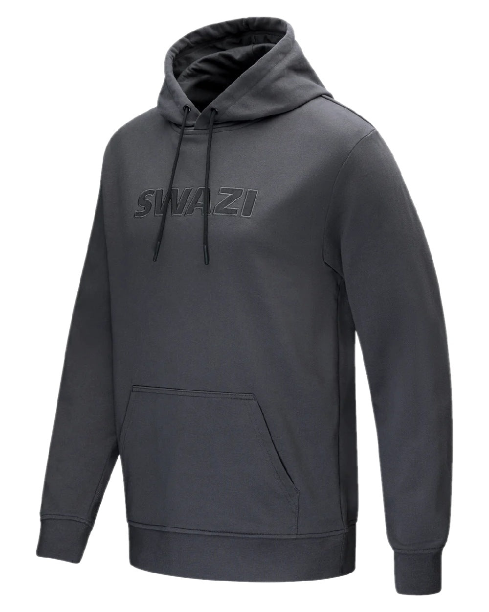 Granite Coloured Swazi Legend Hoodie on white background