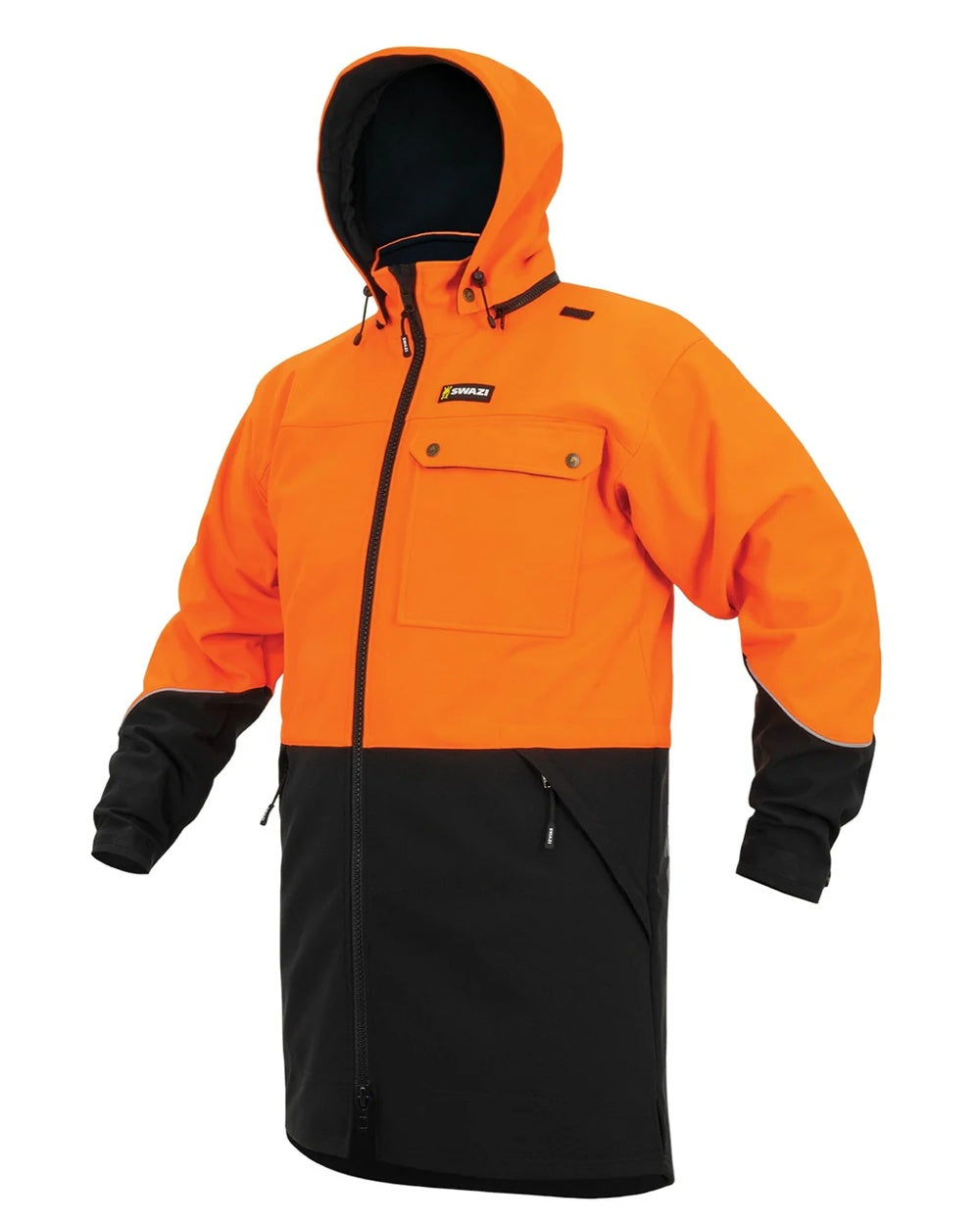 Blaze Black Mens Finga Pointa Jacket on white background