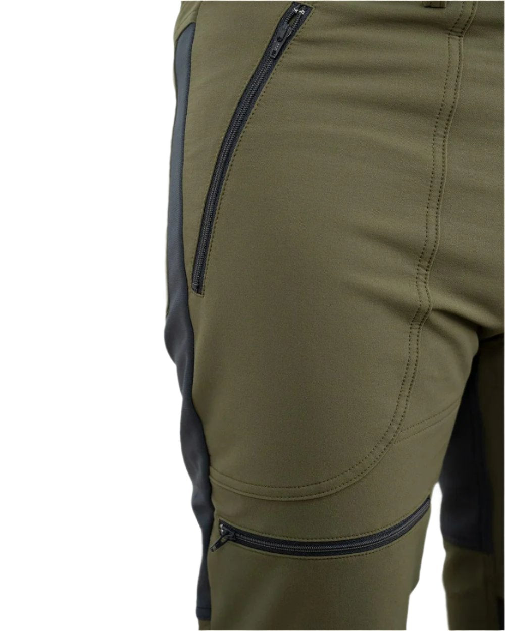 Gran Green coloured Swazi Mens Forest Pants on white background