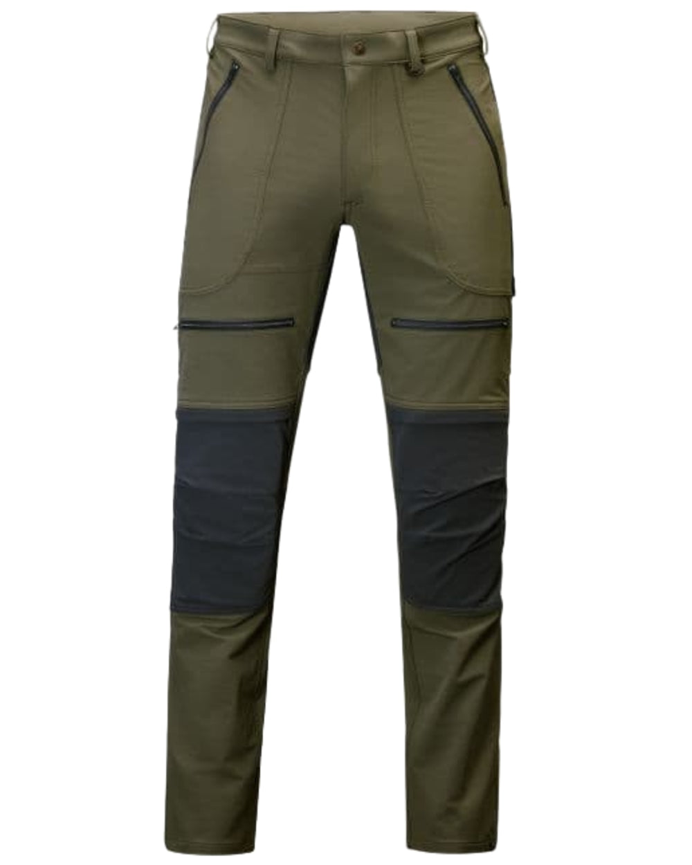 European Olive Coloured Swazi Mens Forest Pants III on white background
