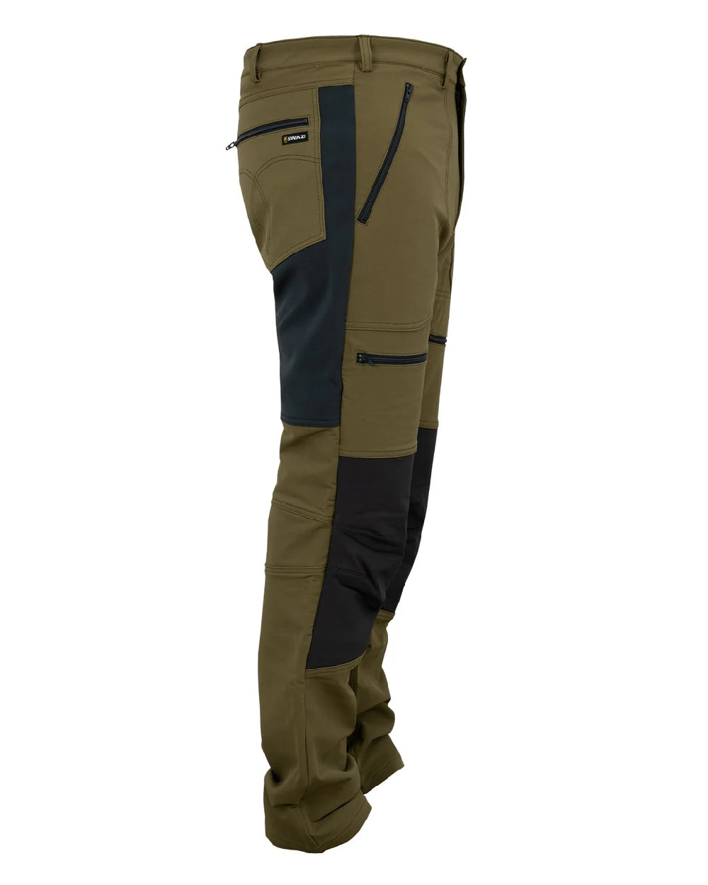 Tussock coloured Swazi Mens Forest Pants on white background