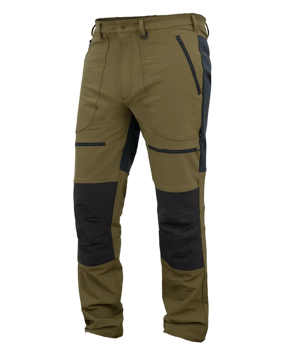 Tussock coloured Swazi Mens Forest Pants on white background