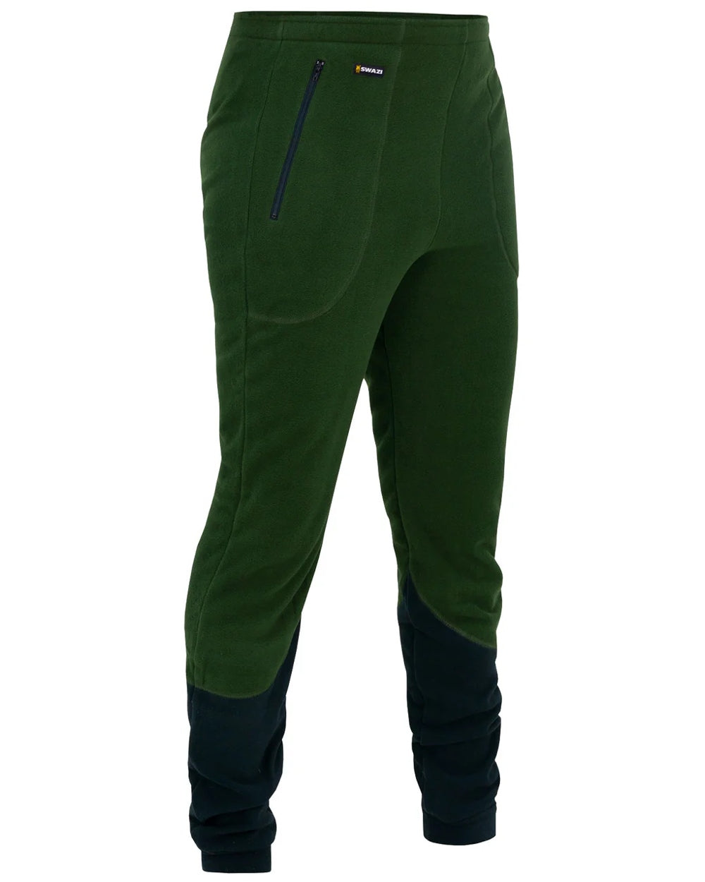 Olive Black coloured Swazi Mens Huttie Pants on white background
