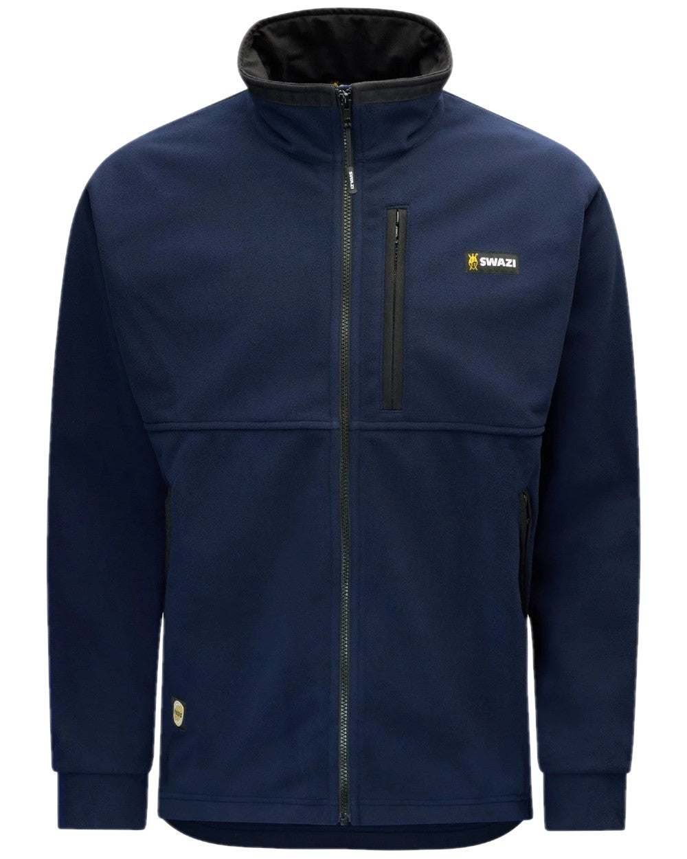 Navy Coloured Swazi Mens Molesworth Jacket on white background
