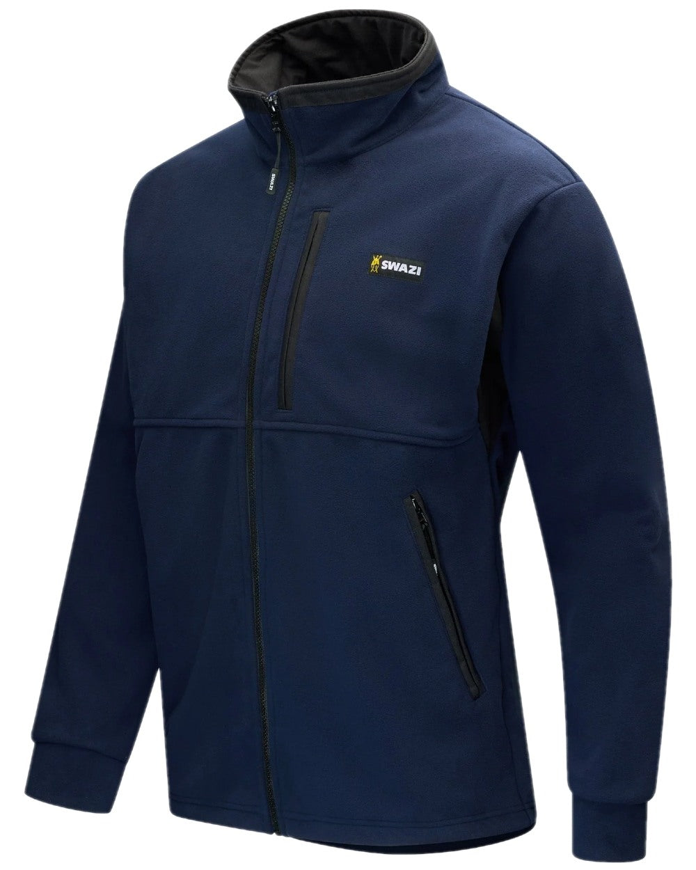 Navy Coloured Swazi Mens Molesworth Jacket on white background