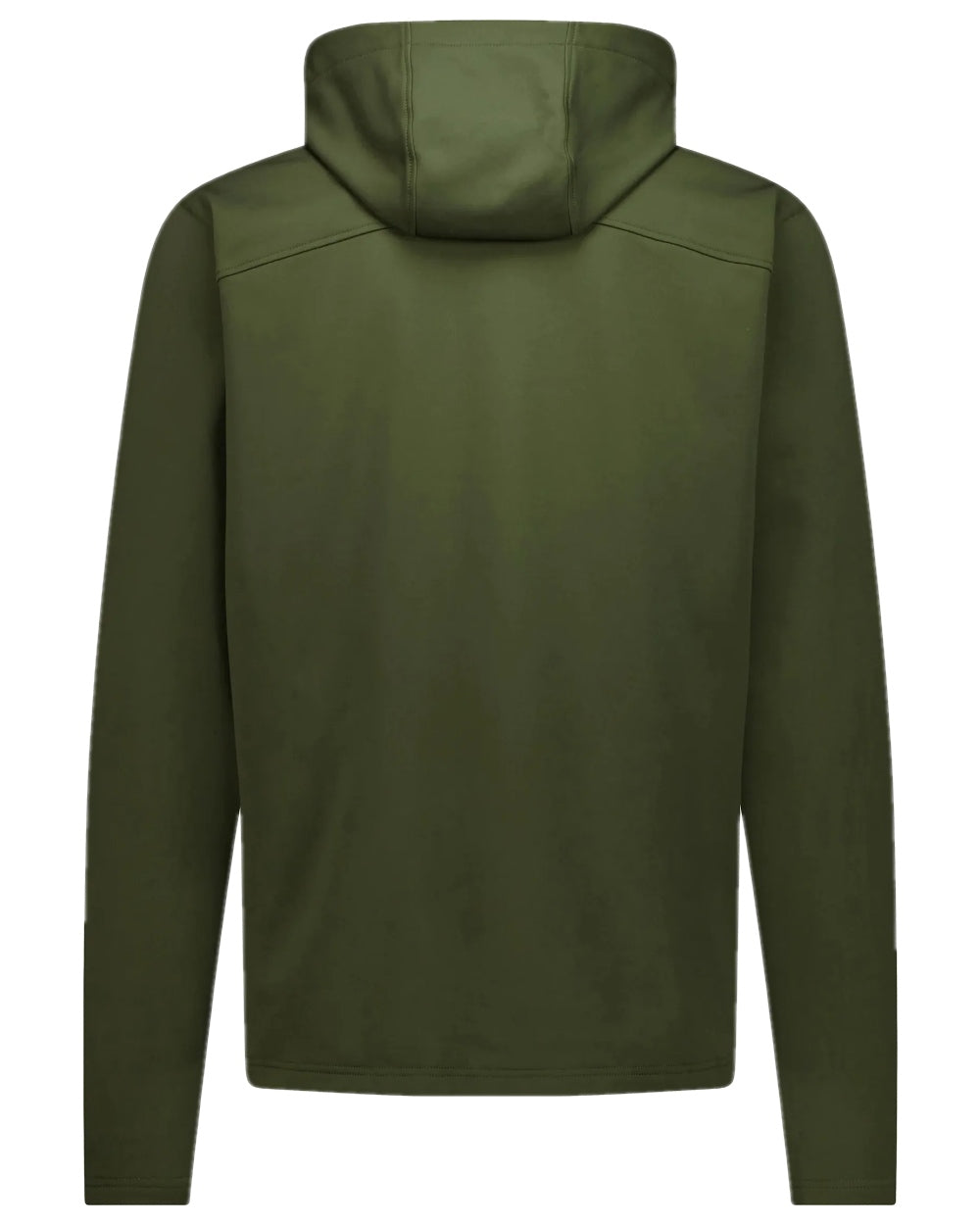Olive Coloured Swazi Mens Stalker Hooded Jacket on white background