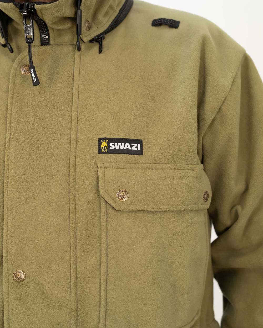 Tussock coloured Swazi Mens Windriver Jacket on white background