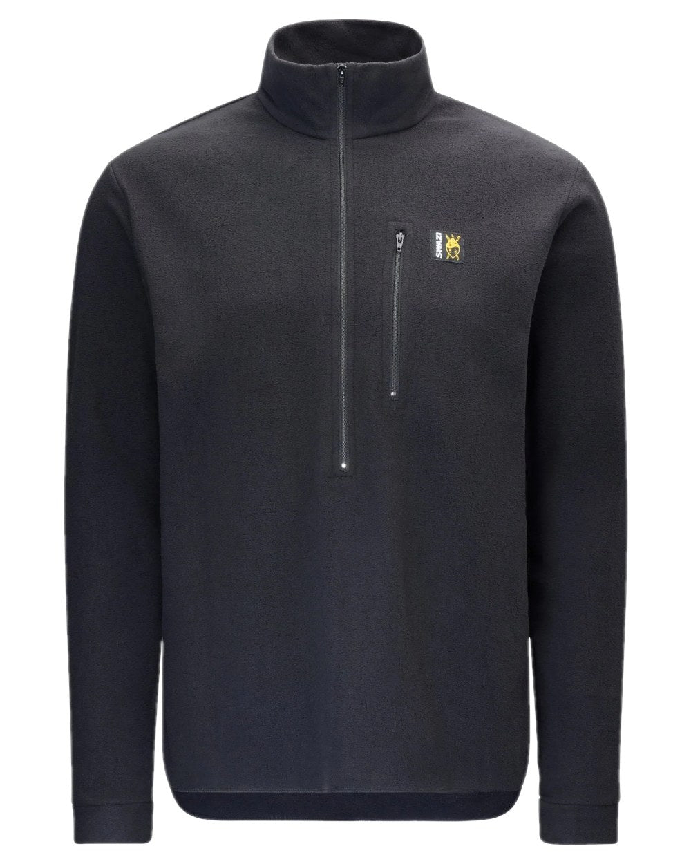 Black Coloured Swazi Micro Shirt on white background