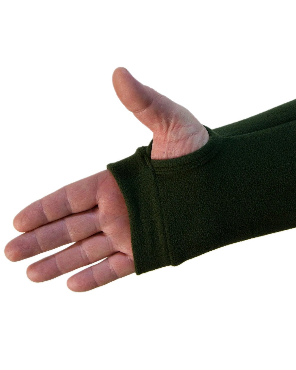 Olive Coloured Swazi Micro Shirt on white background