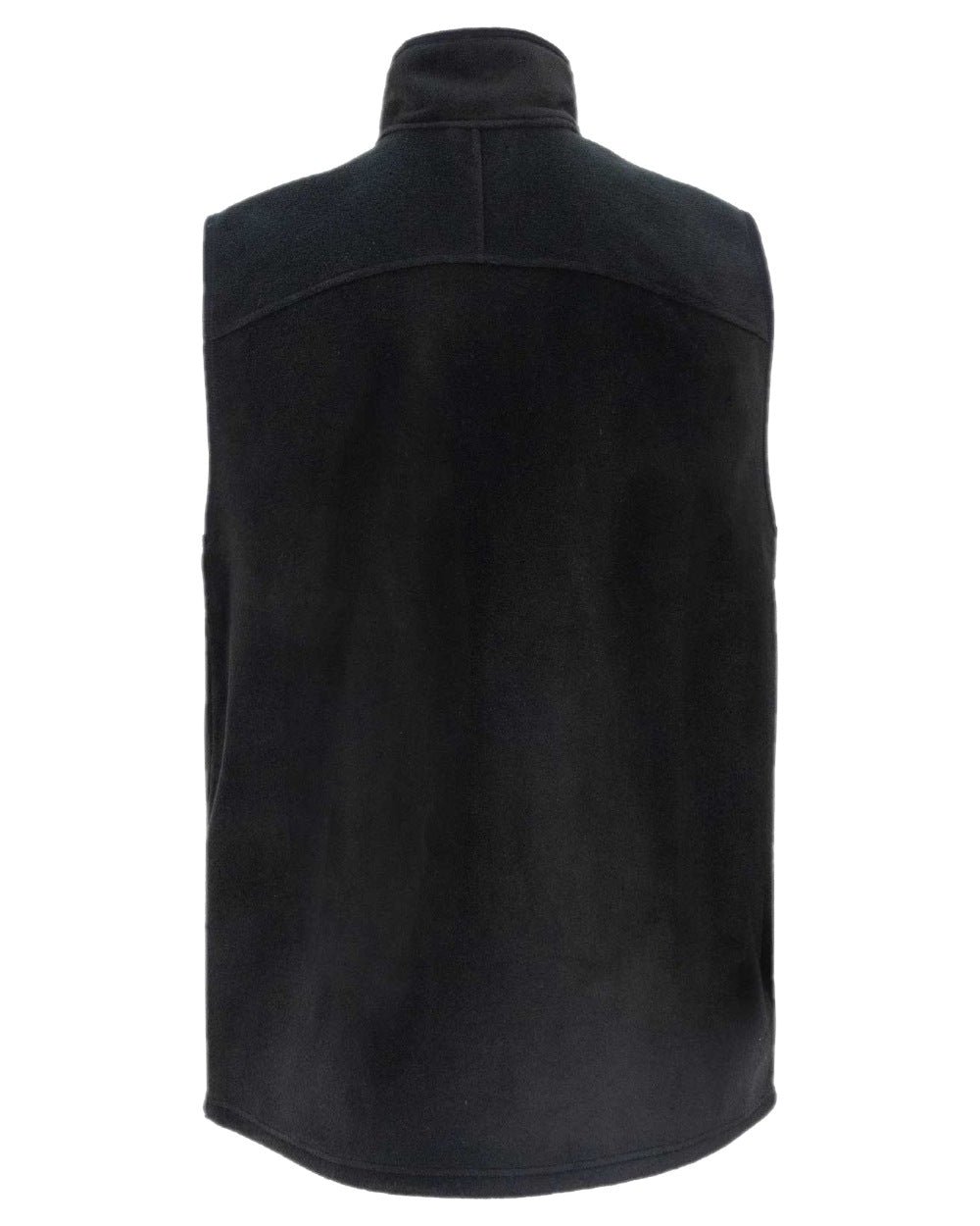 Black Coloured Swazi Sherpa Vest on white background