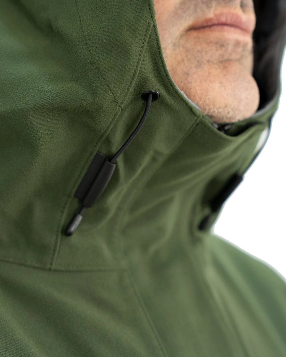 Olive Coloured Swazi Tahr Xp Smock on white background