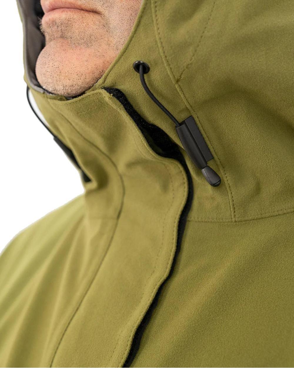 Tussock Green Coloured Swazi Tahr Xp Smock on white background