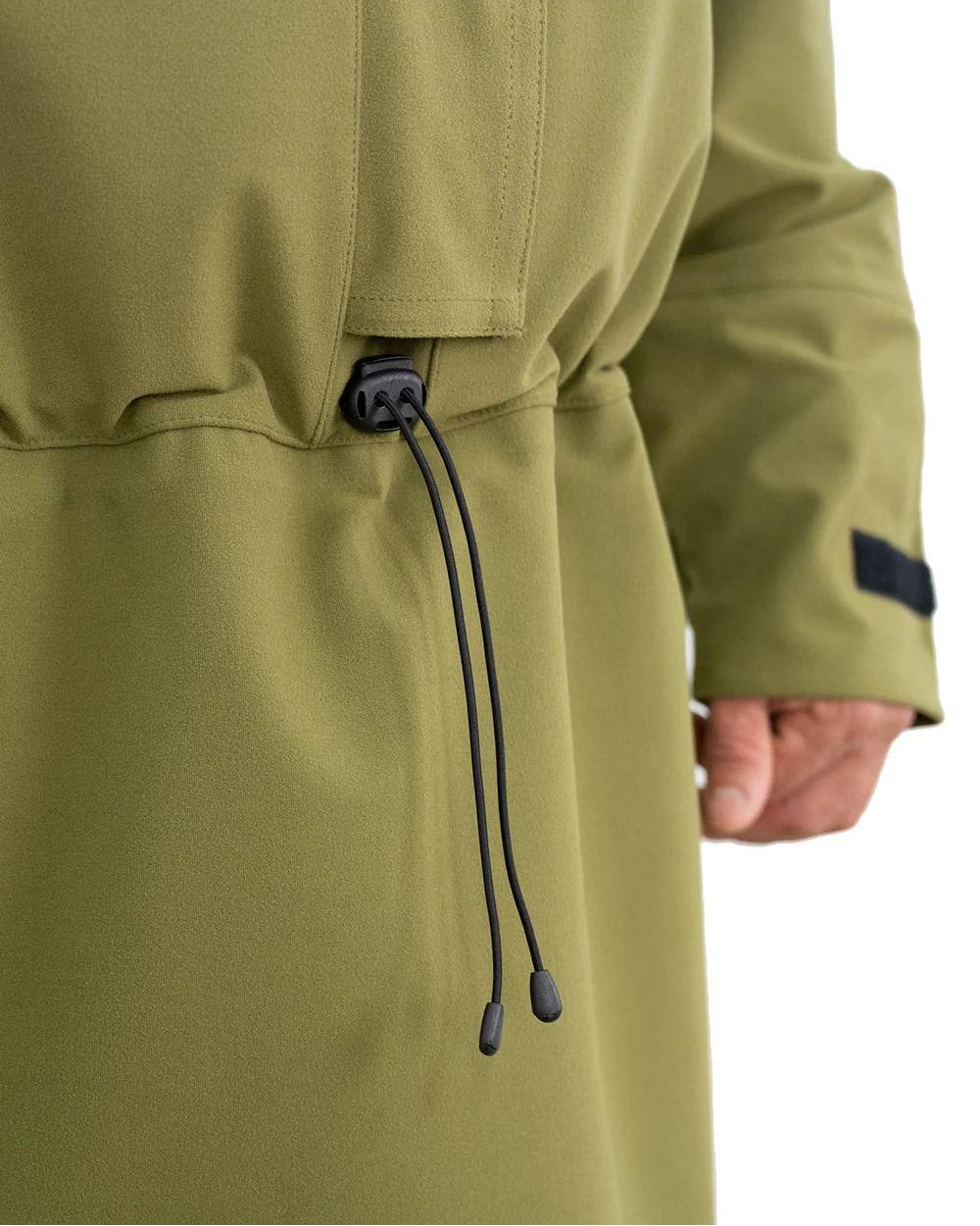 Tussock Green Coloured Swazi Tahr Xp Smock on white background