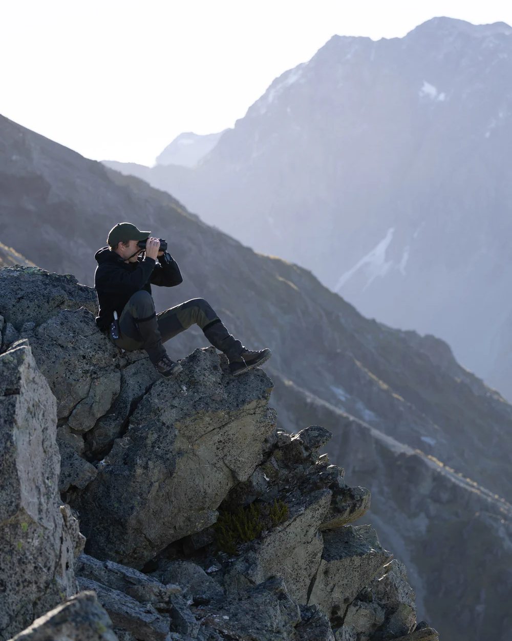 Black Coloured Swazi The Hood on mountain background