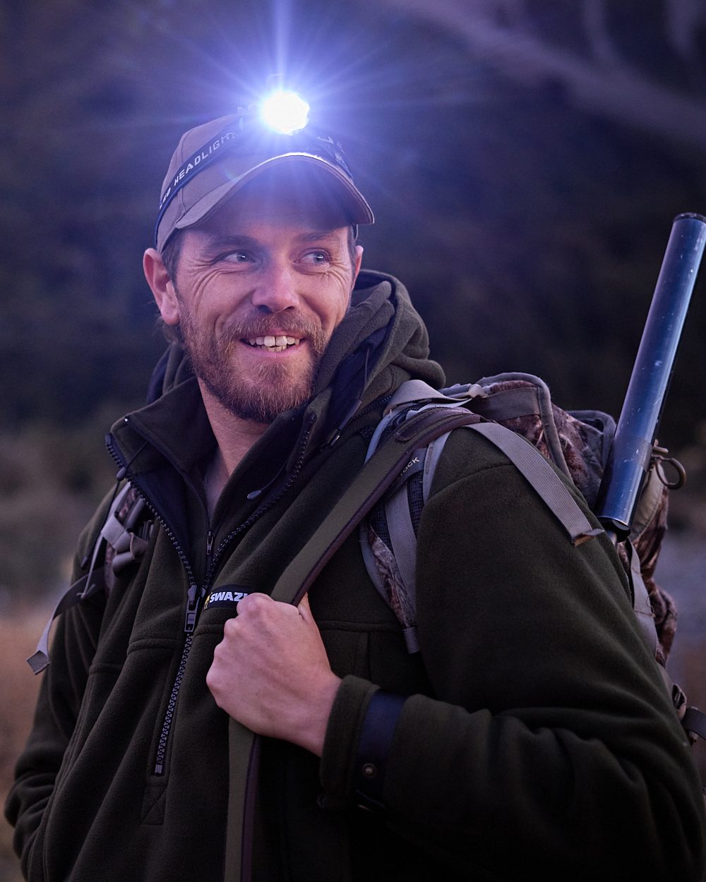 Olive Coloured Swazi The Hood on blurry background