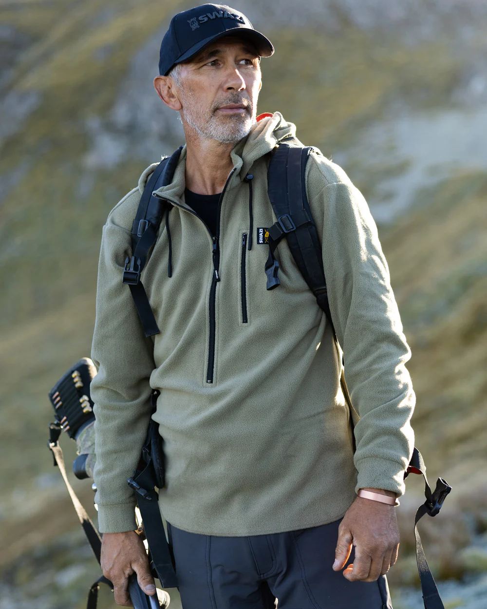 Tussock Coloured Swazi The Hood on blurry background