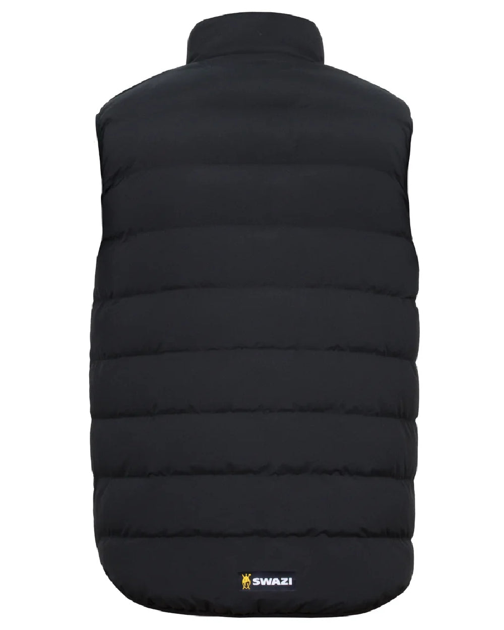 Black coloured Swazi Thorso Vest on white background