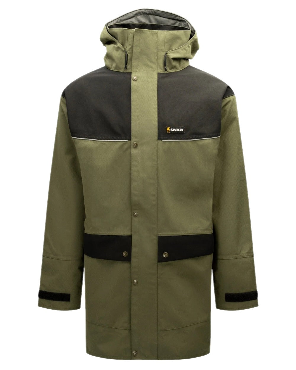 Ranger Black Coloured Swazi Torrent Jacket on white background