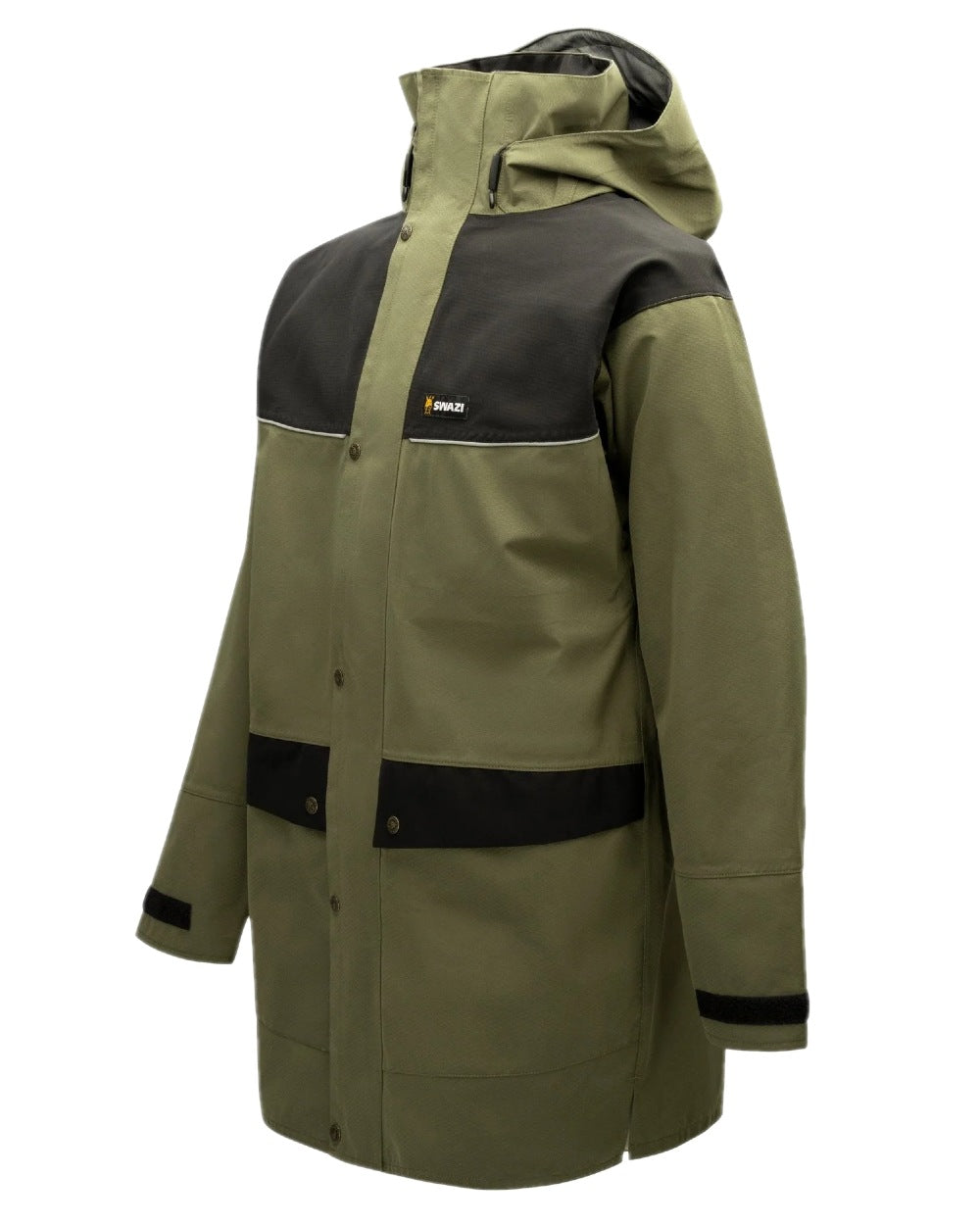 Ranger Black Coloured Swazi Torrent Jacket on white background