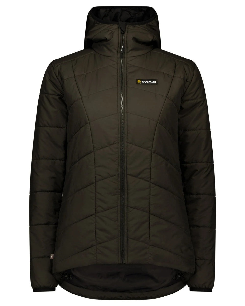 Bark coloured Swazi Womens Glacier Insulation Jacket on white background