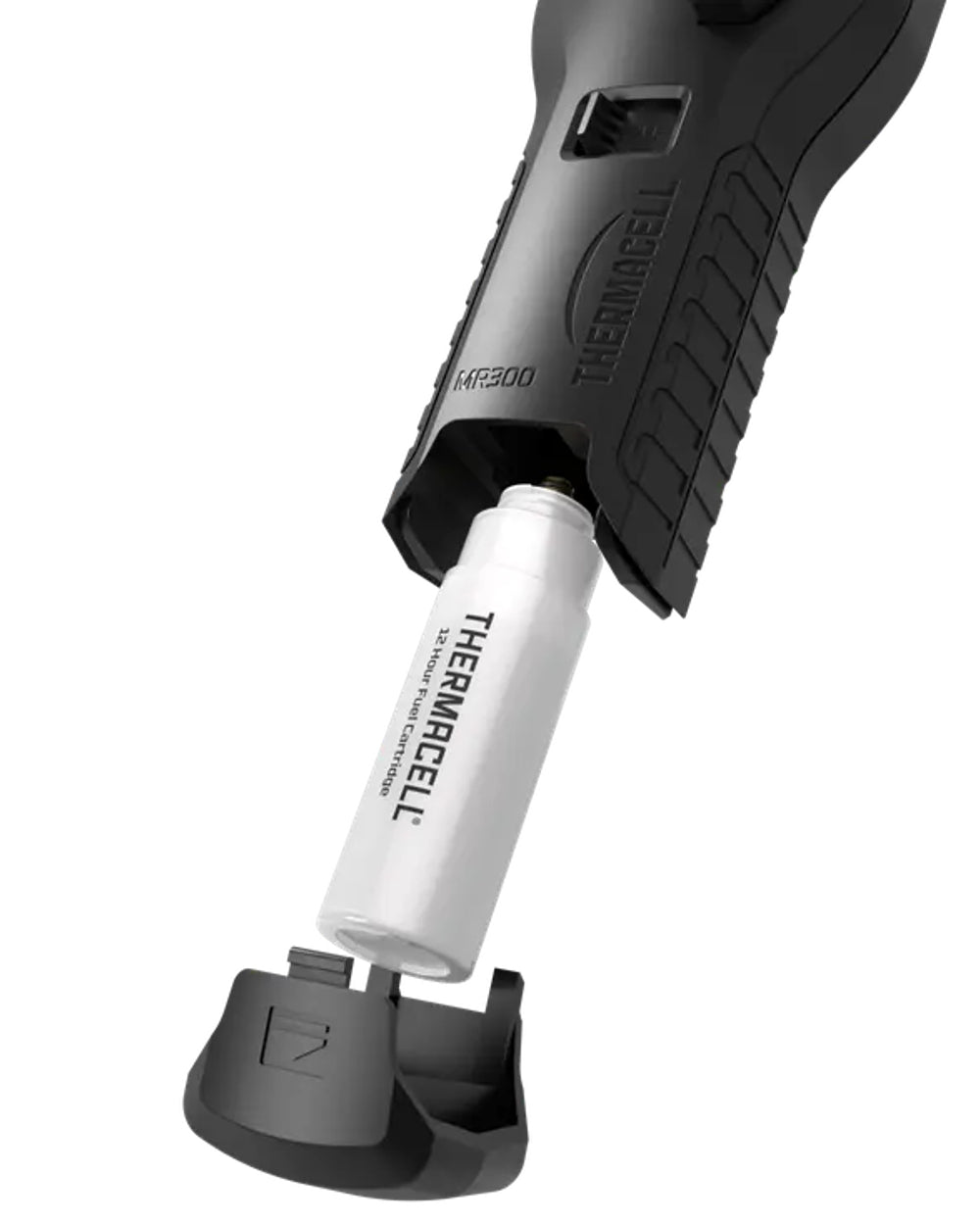 Black coloured Thermacell MR300 Protector on white background