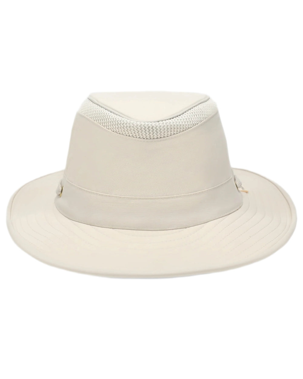 Light Stone Coloured Tilley Airflo Broad Brim Sun Hat on white background
