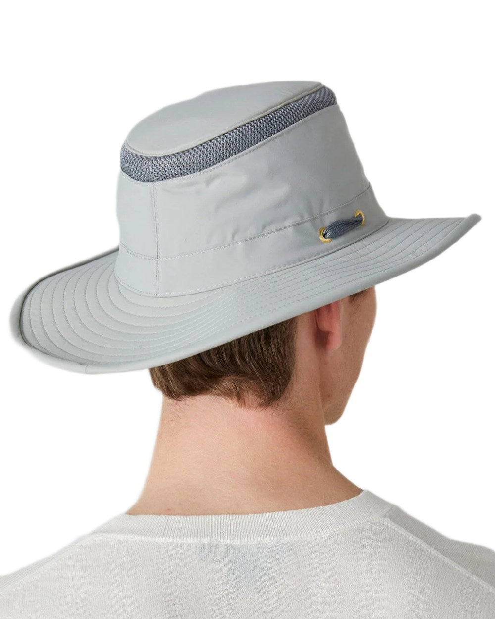 Rock Face Coloured Tilley Airflo Broad Brim Sun Hat on white background