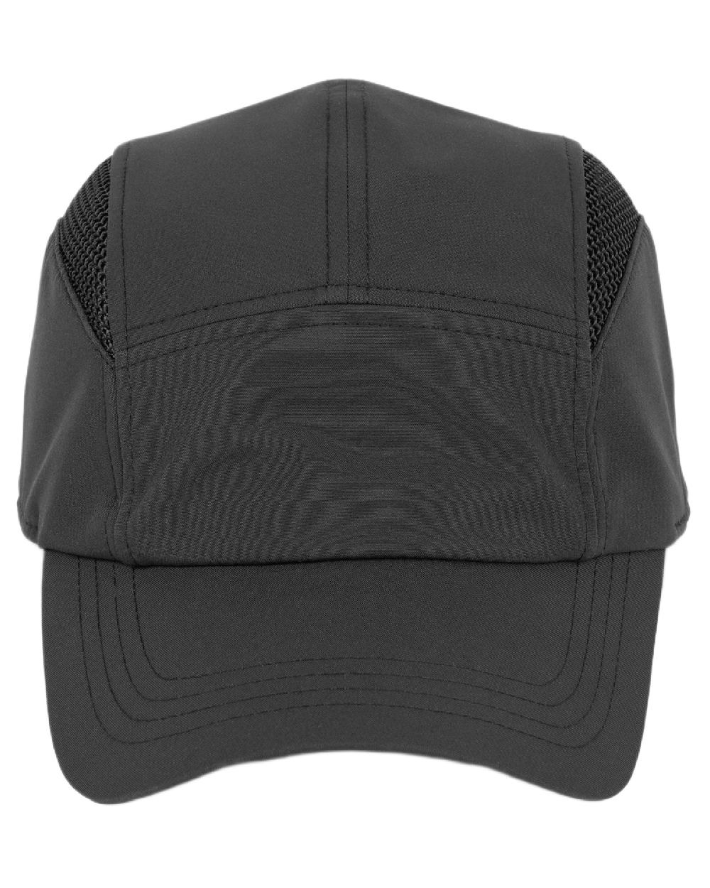 Black Coloured Tilley Airflo Cap on white background