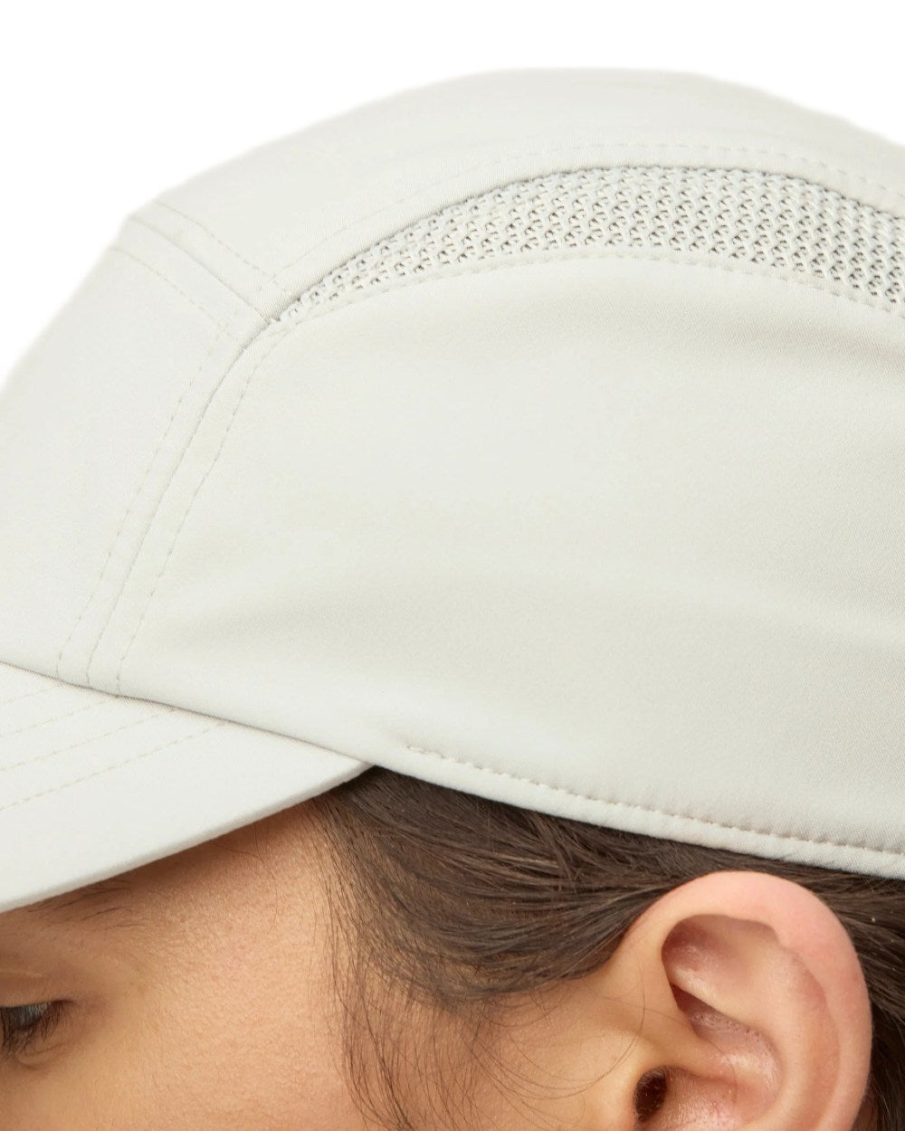 Mist Blue coloured Tilley Airflo Cap on white background