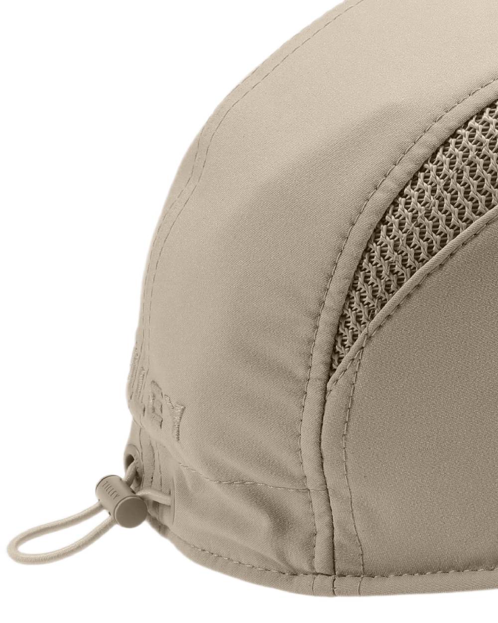Safari Tan Coloured Tilley Airflo Cap on white background