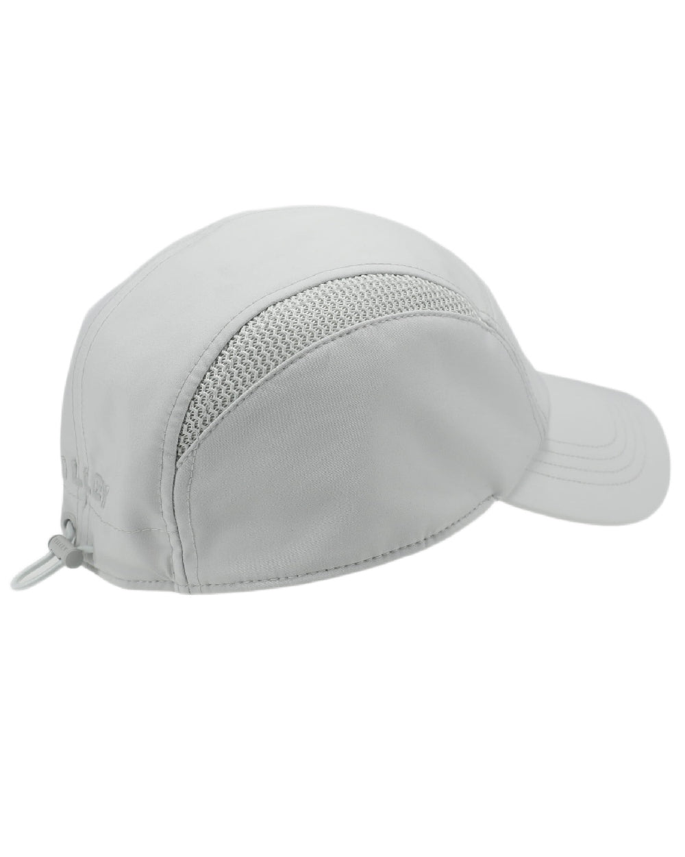 Silver Grey Coloured Tilley Airflo Cap on white background