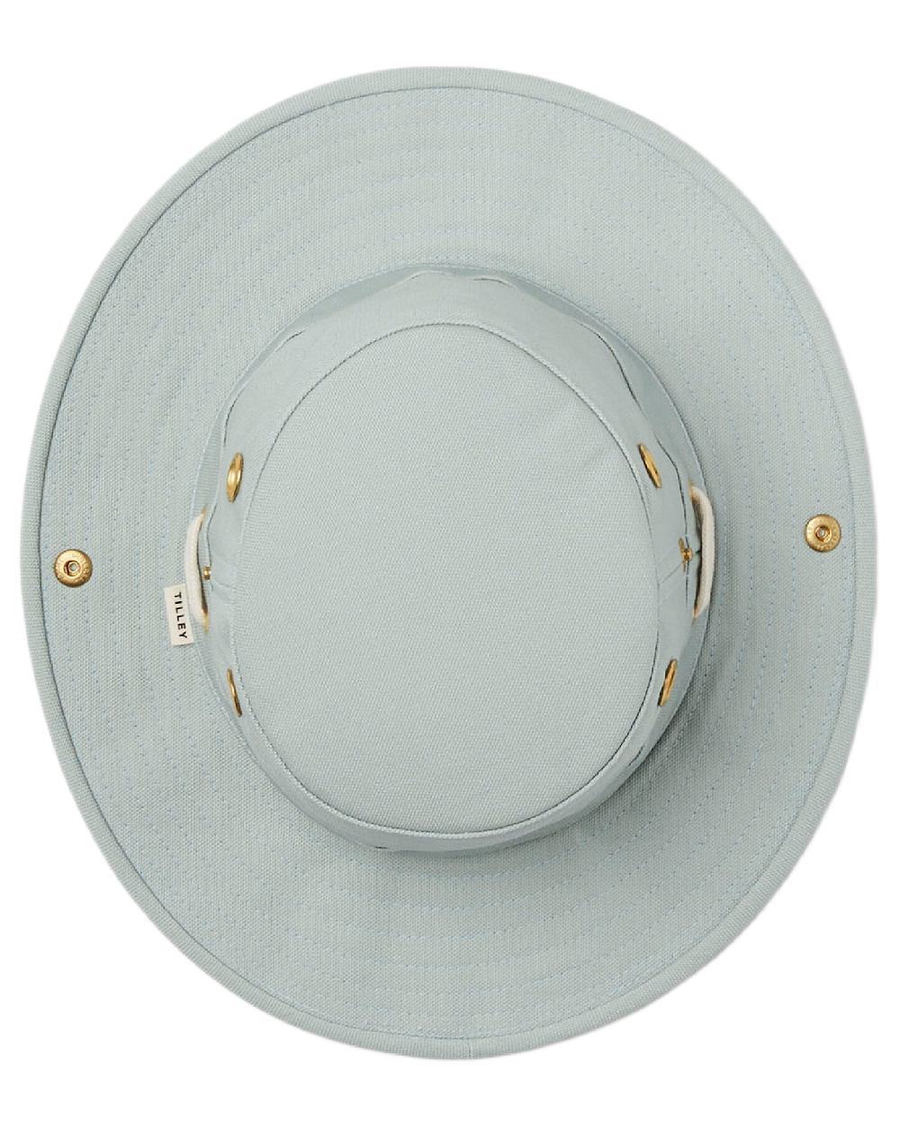 Mist Blue Coloured Tilley Classic T3 Cotton Hat on white background