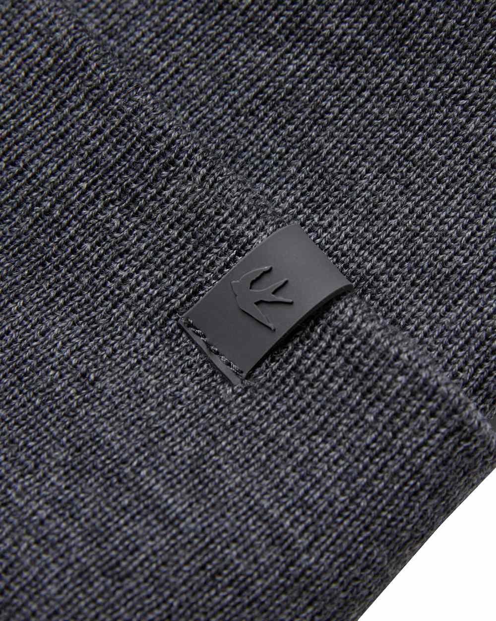 Melange Grey Coloured Tilley Hydrowool Beanie on white background
