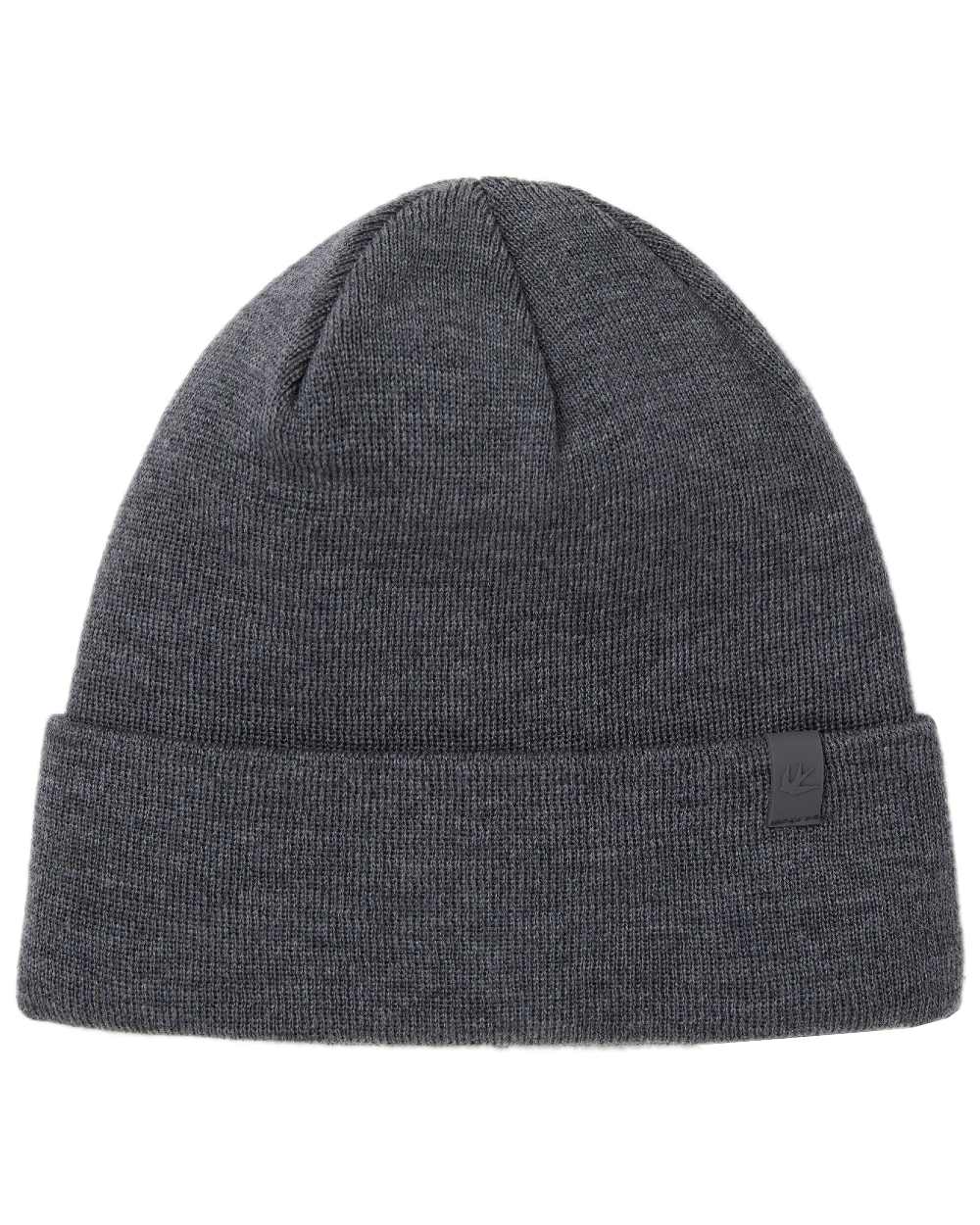 Melange Grey Coloured Tilley Hydrowool Beanie on white background